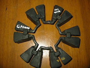 Cush drive rubbers used Kawasaki GPZ900R